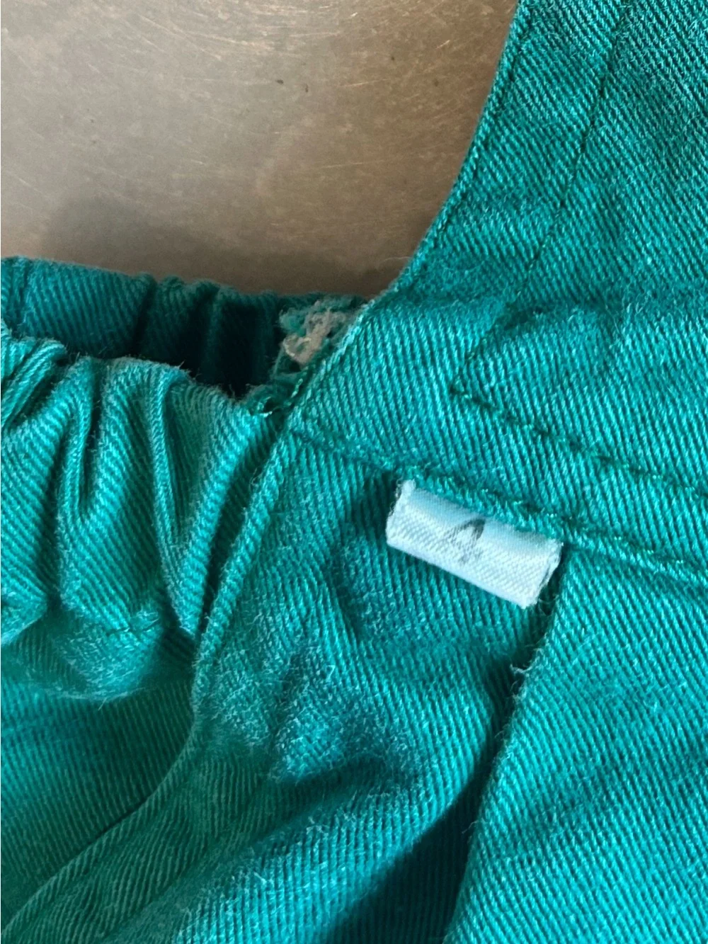 Kids Green Number Patch Overalls